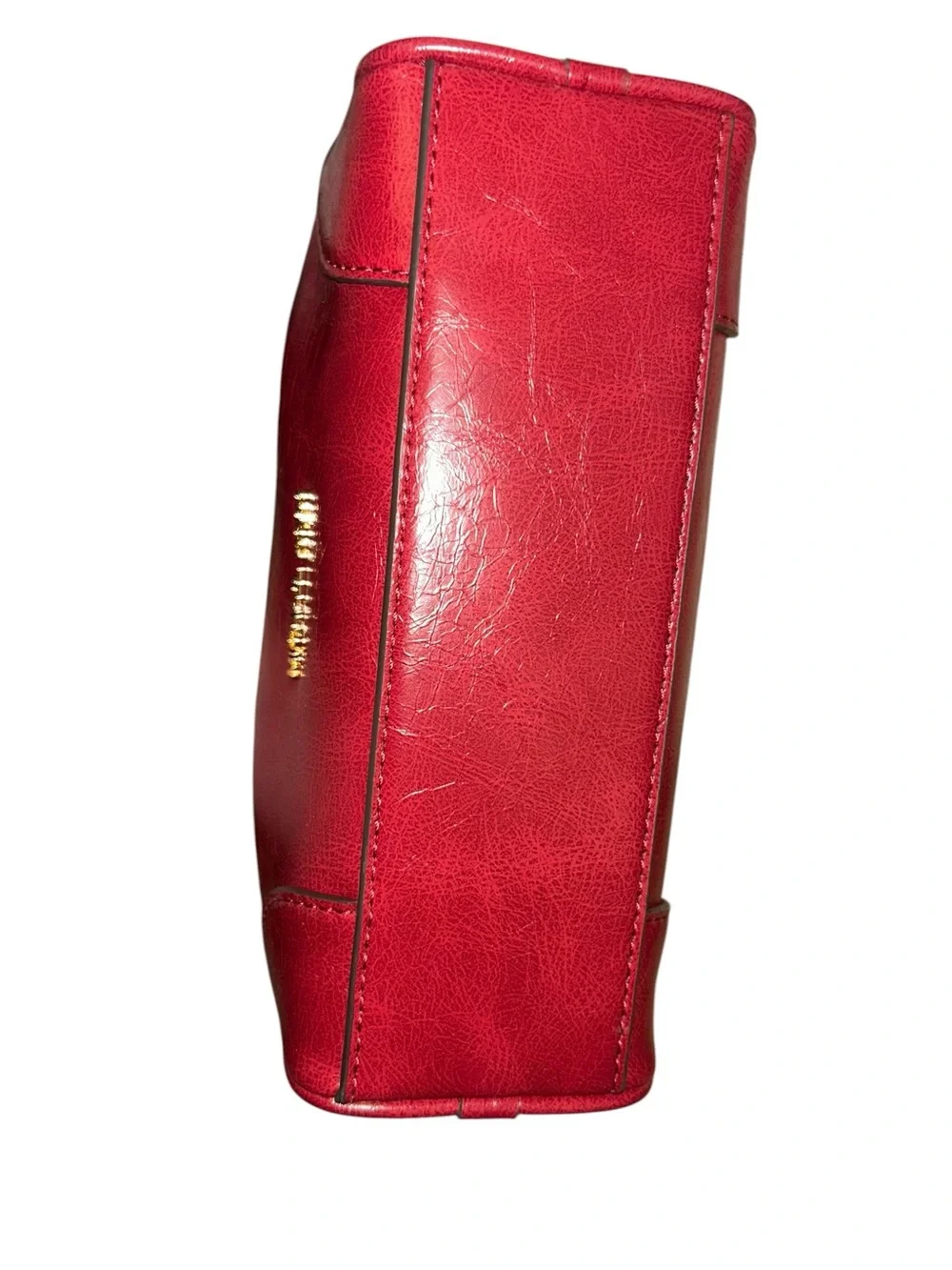 Michael Kors Red Leather Satchel Handbag NWT - Picture 4 of 4